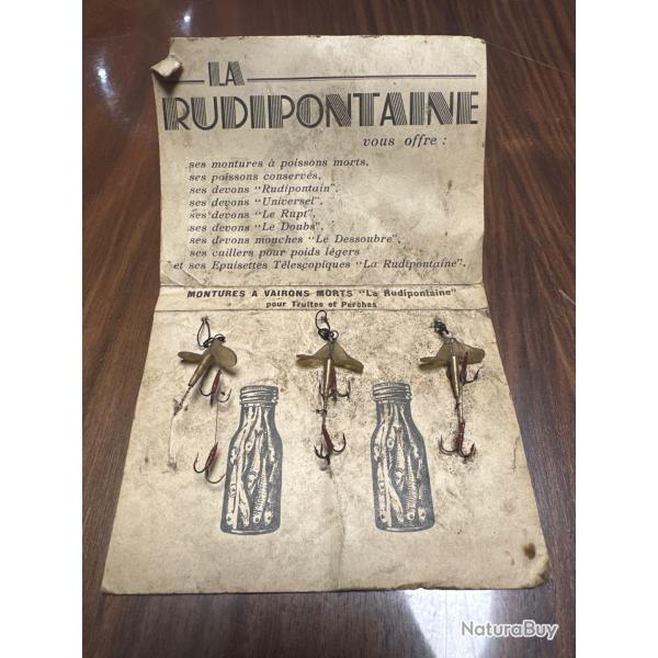 Montures � vairons morts