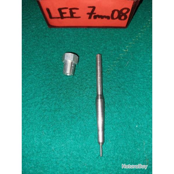 Tige de recalibrage/d�samor�age LEE calibre 7mm08 avec �crou