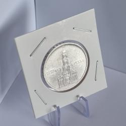 Tr&egrave;s Rare Monnaie Argent 5 Reichsmark D Allemagne 1934 E Avec Date Comm&eacute;morative