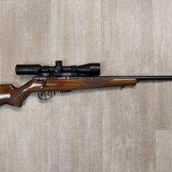 Carabine &agrave; verrou ANSCHUTZ mod 1516 - Cal .22 WSM + Lunette 3-9x40 neuve (Occasion)