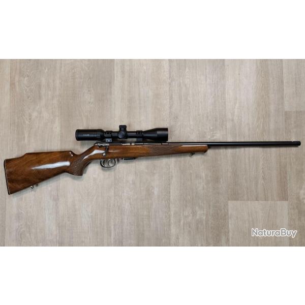 Carabine � verrou ANSCHUTZ mod 1516 - Cal .22 WSM + Lunette 3-9x40 neuve (Occasion)