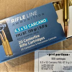 6,5x52 CARCANO, FMJ BT, .268