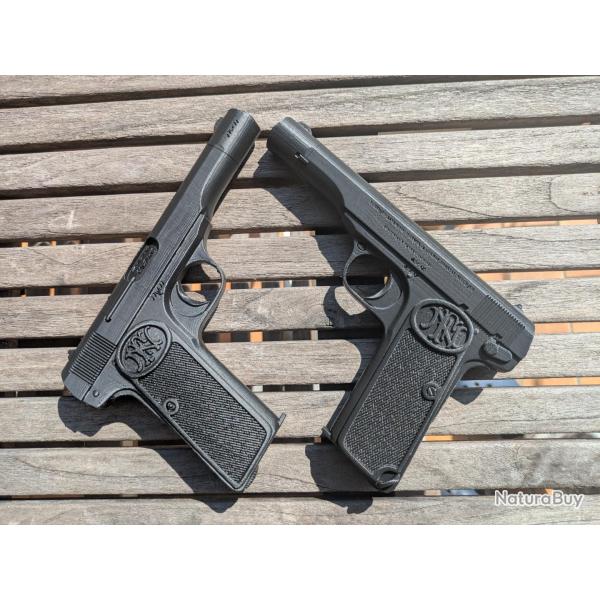 Reproduction de pistolet Browning 10/22 Maquis FFI Police Gendarmerie Belge