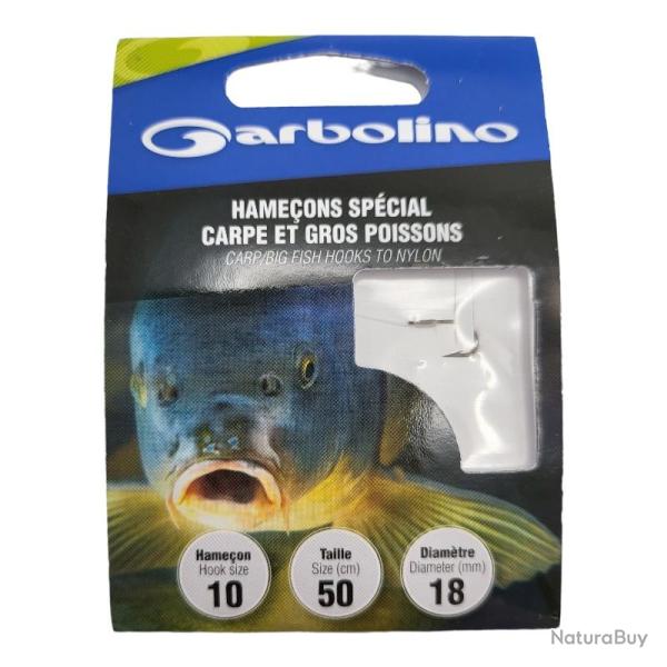 Hame�ons Sp�cial Carpe et Gros Poissons 10 / D 0.18mm