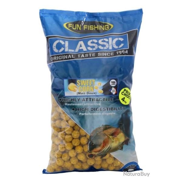Bouillettes Classic Ma�s Doux 15 mm 4 kg - app�ts carpe