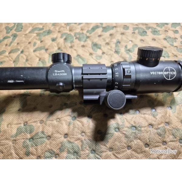 Lunette de battue Vector Optics Swift 1.25-4.5x26IR