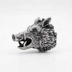 T&ecirc;te de sanglier de profil ( Hauteur : 20 mm Largeur : 28 mm )