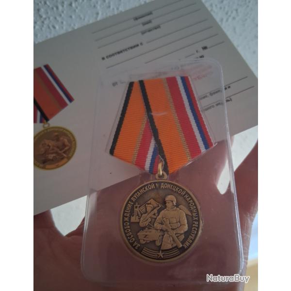 M�DAILLE "LIB�RATION DE LNR ET DNR 2014-2022" NEUVE RUSSIE