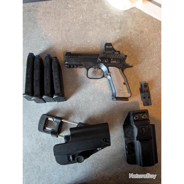 CZ 75 Shadow 2 compact avec Holosun 507 comp�tition