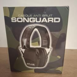 Casque antibruit actif 27 db SONDGUARD - ATLAS DEFENSE - NEUF