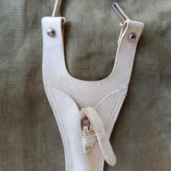 Gousset cuir ba&iuml;onnette gras gendarmerie