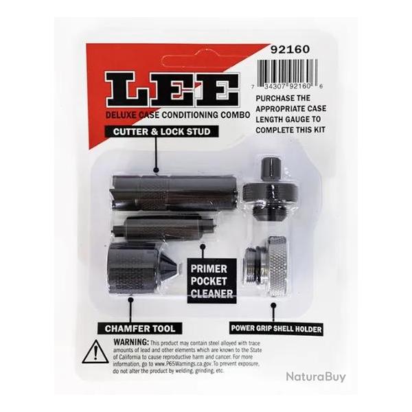 LEE Deluxe Case Conditioning Combo Kit Deluxe Case Conditioning Combo Kit 92160