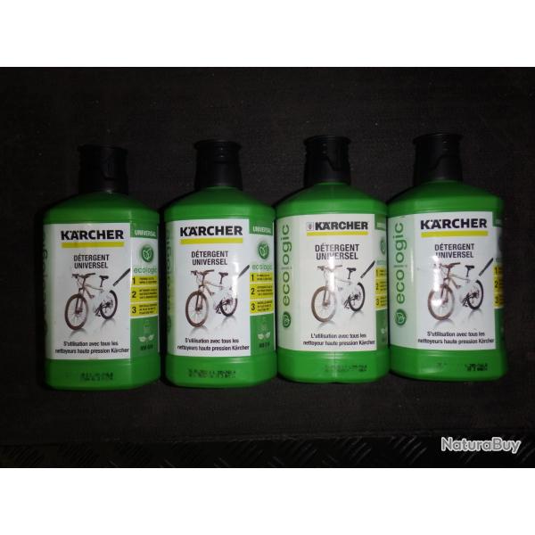 4 bidons de d�tergent Karcher ecologic