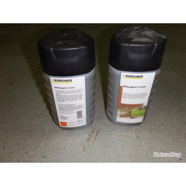 2 bidons de d�tergent Karcher sp�cial bois