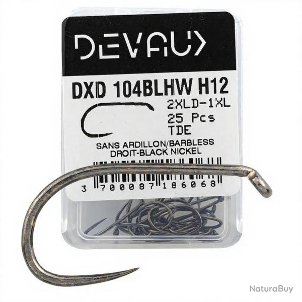 Hame�on mouche DEVAUX D104 BLHW H10 x1000