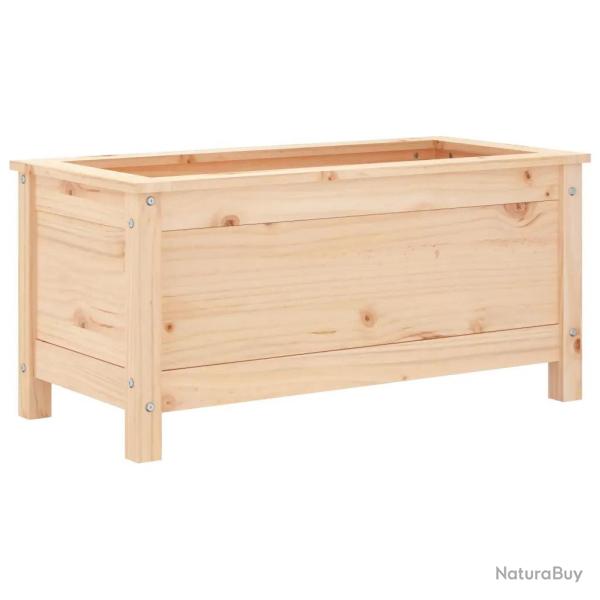 Jardini�re de jardin d�corative 82,5 x 40 x 39 cm en bois de pin massif naturel 02_0048502