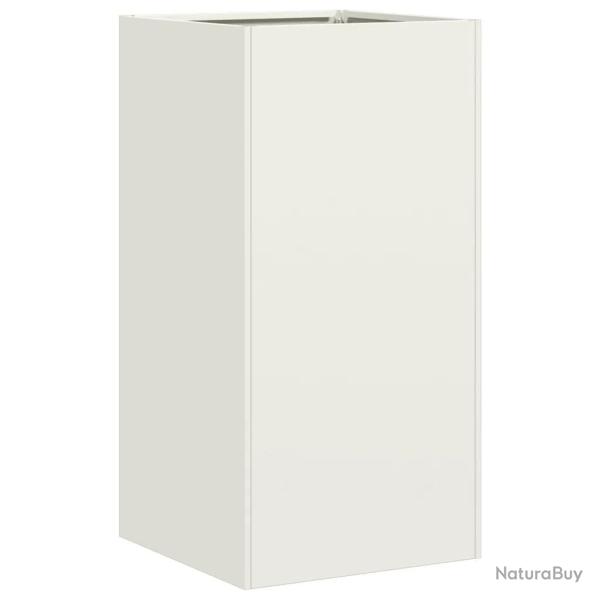 Jardini�re moderne pour ext�rieur 40 x 40 x 80 cm espace g�n�reux finition �l�gante en acier lamin�