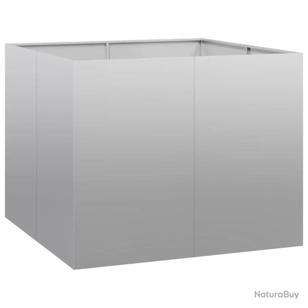 Jardini�re 100 x 100 x 80 cm acier galvanis� stable et d�corative pour jardin ou balcon en acier ga