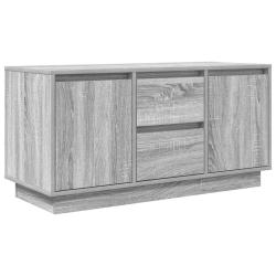 Meuble TV avec lumi&egrave;res LED rangement moderne 100 x 41 x 50 cm ambiance agr&eacute;able en bois d'ing&eacute;nier