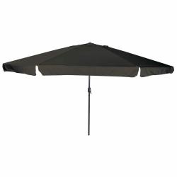 Parasol de jardin moderne pliable durable 395 x 395 x 245 cm en polyester noir 02_0058785