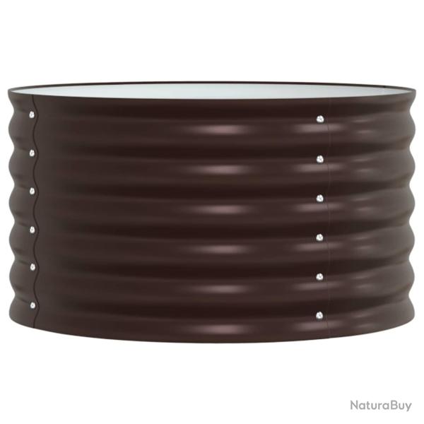 Jardini�re sur�lev�e moderne terrasse jardin 80 x 80 x 44 cm durable esth�tique minimaliste en acie