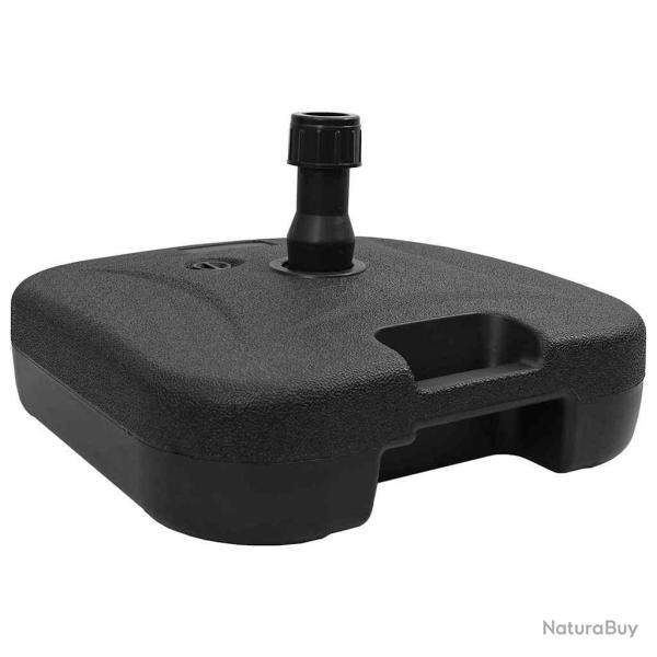 Base de parasol rectangulaire portable et stable 45 x 45 x 29,5 cm en poly�thyl�ne noir 02_0058874