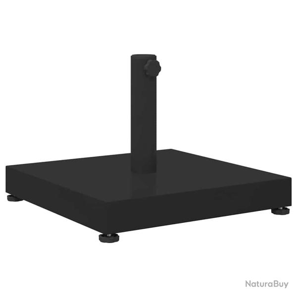 Base de parasol carr�e moderne ext�rieure 45 x 45 x 31,5 cm en acier noir 02_0058930