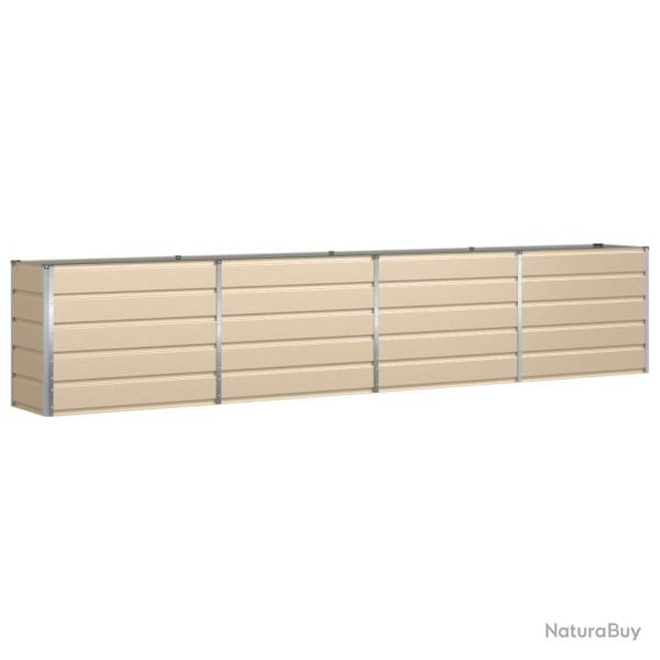 Jardini�re rectangulaire moderne utilisation ext�rieure 480 x 50 x 45 cm en acier galvanis� ivre 02