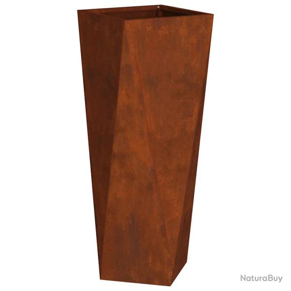 Jardini�re rectangulaire moderne pour ext�rieur 30 x 30 x 75 cm design �l�gant r�sistance intemp�ri