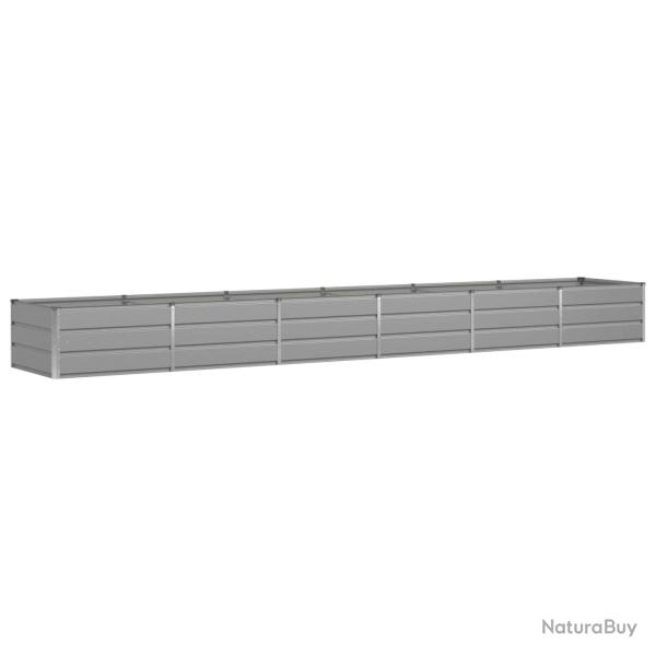 Jardini�re moderne rectangulaire 480 x 80 x 45 cm usage int�rieur ext�rieur style industriel en aci