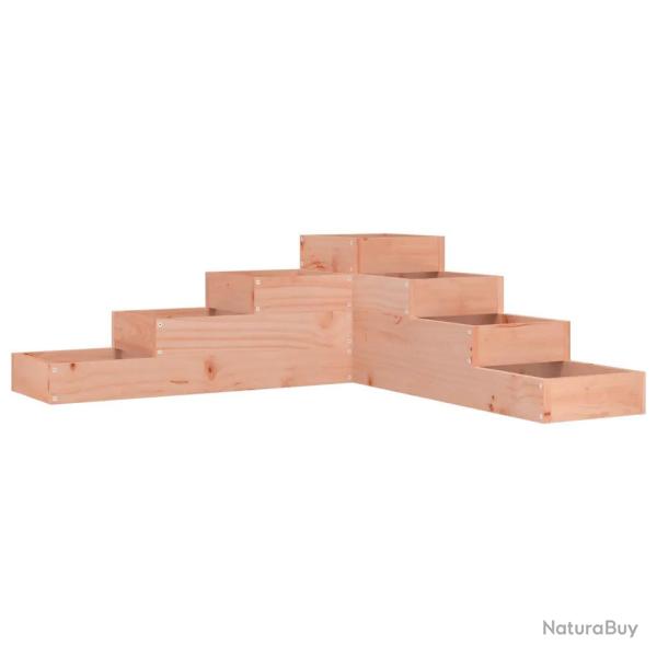 Jardini�re de jardin � 4 niveaux en L 106 x 104,5 x 36 cm pour plantes et l�gumes style ext�rieur e