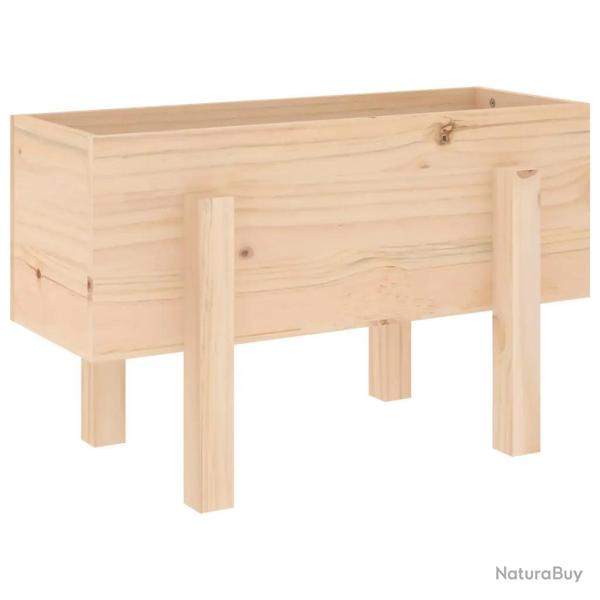 Jardini�re rectangulaire d�corative outdoor 62 x 30 x 38 cm en bois massif de pin 02_0048495