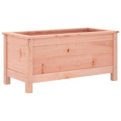 Jardini&egrave;re rectangulaire d&eacute;corative jardin balcon terrasse 82,5 x 40 x 39 cm en bois massif douglas