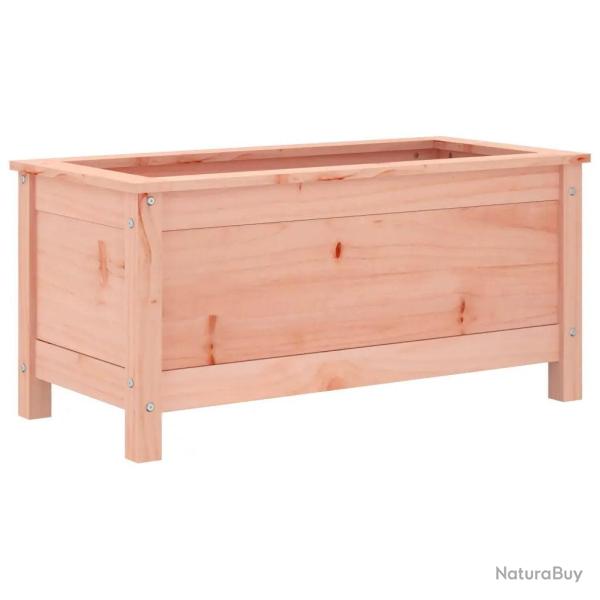 Jardini�re rectangulaire d�corative jardin balcon terrasse 82,5 x 40 x 39 cm en bois massif douglas