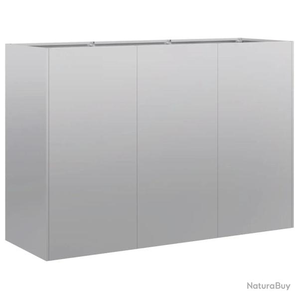 Jardini�re rectangulaire design moderne balcon jardin 120 x 40 x 80 cm en acier galvanis� 02_0051509