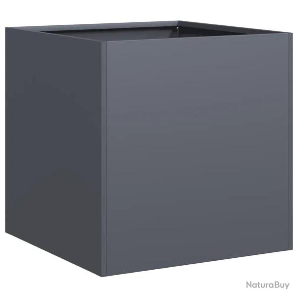 Jardini�re moderne pour jardin balcon 40 x 40 x 40 cm design �l�gant profondeur en acier lamin� � f