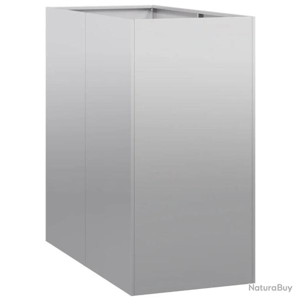 Jardini�re �l�gante design moderne balcon jardin 40 x 80 x 80 cm en acier galvanis� 02_0051561