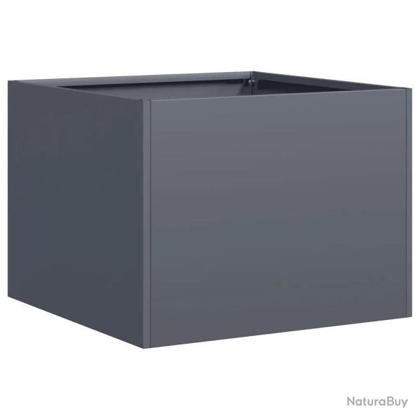 Jardini�re design moderne pour jardin balcon 40 x 40 x 30 cm avec fond ouvert stabilit� en acier an