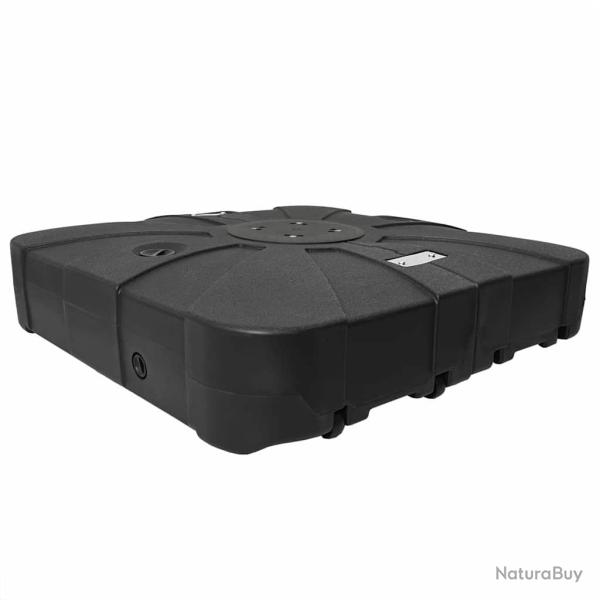 Base de parasol � bras d�port� stable et durable 86 x 86 x 19 cm en poly�thyl�ne noir 02_0058876