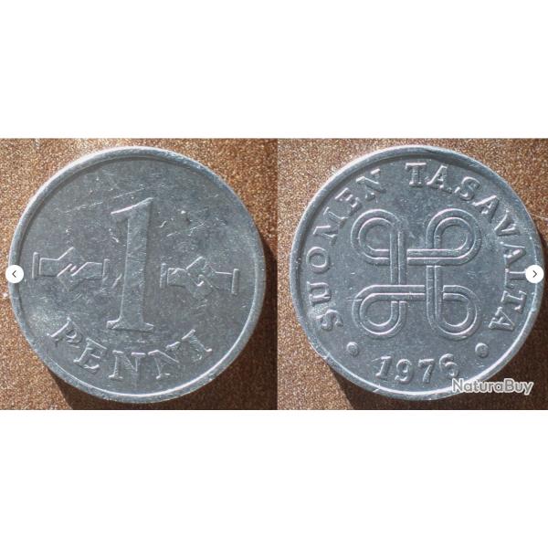 Finlande 1 Penni 1970 Piece Markka Europe Nord
