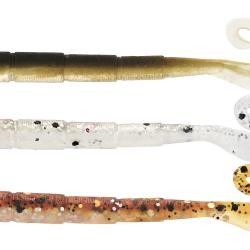 Leurre Souple Westin Ned Worm Curltail 5cm Clear Water Mix 0,5g par 6 5cm