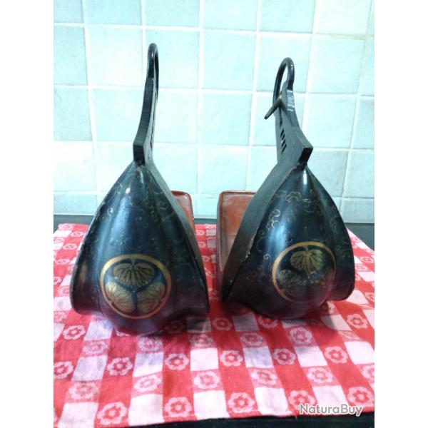 �triers japonais anciens samoura� Abumi p�riode Edo Tokugawa