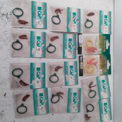 Lot de 13 stop fil caoutchouc