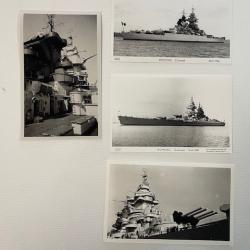 CARTES POSTALES CUIRASSE RICHELIEU ANNEES 1945