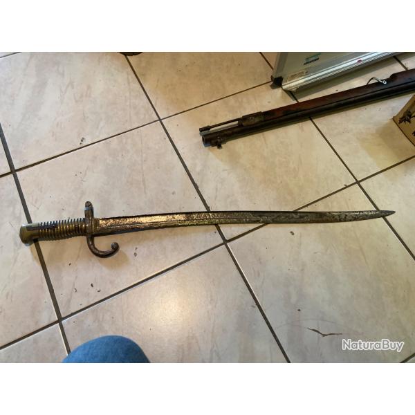 Ba�onnettes chassepot etat moyen