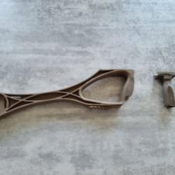 Ensemble crosse Armbrace et poign&eacute;e avant Canik couleur FDE