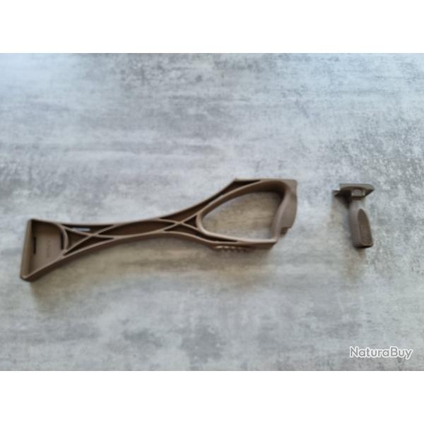 Ensemble crosse Armbrace et poign�e avant Canik couleur FDE