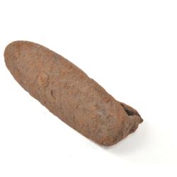 Plaque de couche / talon de crosse fusil Lebel - en mauvais &eacute;tat