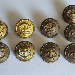 Boutons Kriegsmarine ww2 lot 2