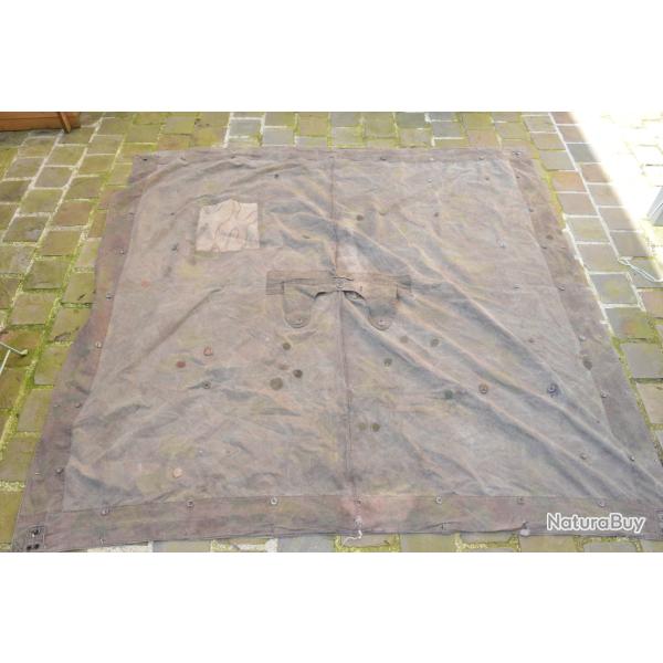 TOILE DE TENTE ITALIENNE Italien Poncho M1929 WW2 Grenier Military 39/45 Italy